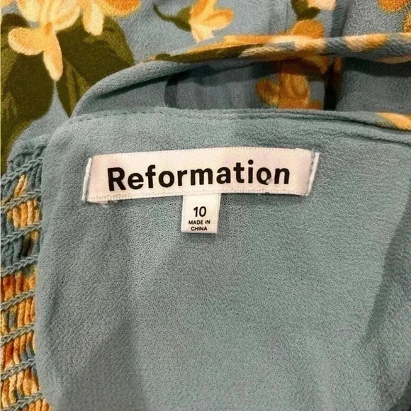 Reformation niara Carmela dress in size 10 - Picture 9 of 12